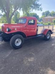 Orange 1960s truck